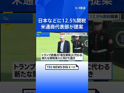 アメリカ通商代表部 強制労働を理由に日本などに12.5%の追加関税提案　トランプ政権「相互関税」の代替措置｜TBS N… サムネイル