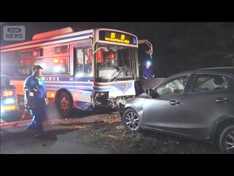 路線バスと乗用車が正面衝突…乗客など5人けが　大分・別府【報道ステーション】(2026年5月12日) サムネイル