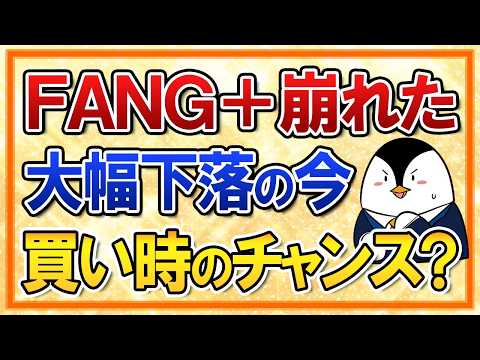 【驚愕】FANG+がついに崩れた！大幅下落の今こそ買い時のチャンス到来？ サムネイル