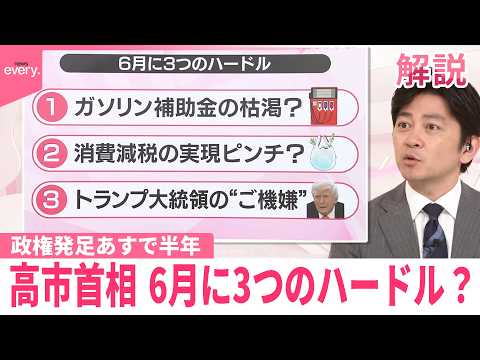 【みんなのギモン】政権発足21日で半年  高市首相、6月に3つのハードル？ サムネイル
