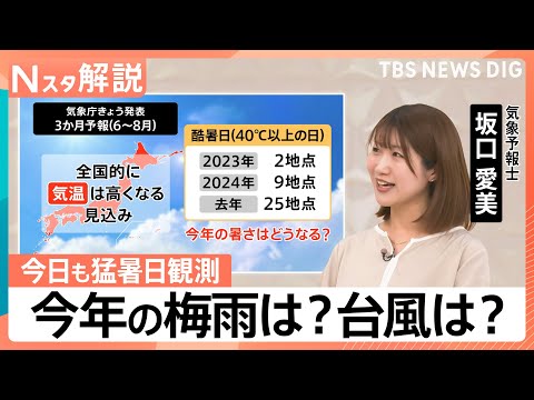 東北で今年初の猛暑日に…これから暑さはどうなる？　暑さ続き“猛暑割引”サービスも急遽前倒しも【Nスタ解説】｜TBS N… サムネイル