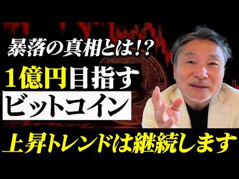 【ビットコイン】チャンス到来！暴落の真相と今後の予測 1BTC＝1億円目指す サムネイル