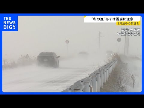 「成人の日」各地は“冬の嵐”　13日からは一転、“3月並み”の気温に…雪崩&乾燥に注意【news23】｜TBS NEW… サムネイル