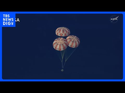 「アルテミス計画」宇宙船が地球に帰還　およそ半世紀ぶりの有人での月周回飛行を終え アメリカ・カリフォルニア州沖合に着水…