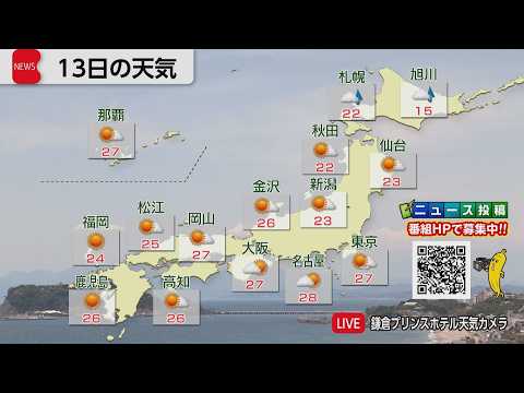 5月13日の天気 サムネイル