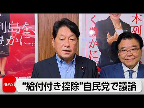 自民税調　給付付き税額控除の制度案を大筋了承 サムネイル