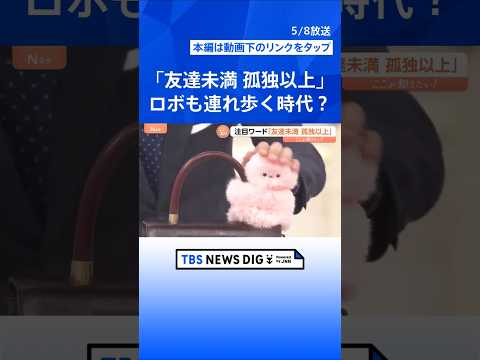 孤独は嫌…でもストレスなしのコミュニケーションをとりたい！「友達未満 孤独以上」のペットロボット【Nスタ解説】｜TBS… サムネイル