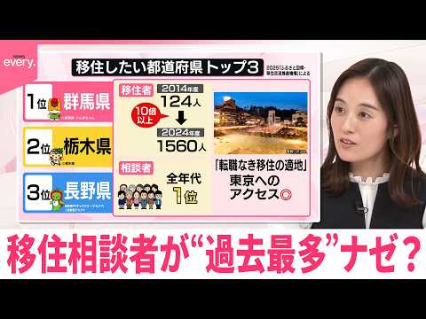 【移住】人気の希望地は？ 相談者が“過去最多”ナゼ？【なるほどッ！】 サムネイル