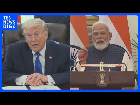 米・トランプ大統領　印・モディ首相と電話会談“新たな貿易協定で合意” 関税引き下げを表明　インドが「ロシア産原油の購入… サムネイル