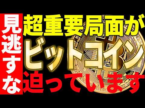 ⚠️ビットコインに迫る最重要ポイント⚠️見逃し厳禁です！【仮想通貨】 サムネイル
