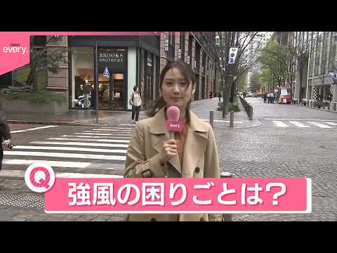 【きょうの1日】広範囲で南風強まり“春の嵐”  桜散り…屋根が飛ぶ被害も  強風の困りごとは？