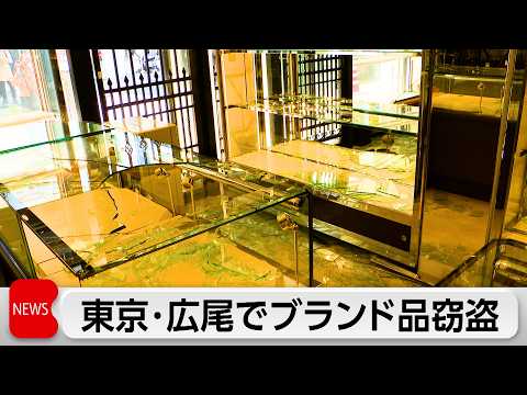 東京・広尾でブランド品窃盗　被害8000万円相当か　目出し帽の3人組が侵入し逃走中 サムネイル