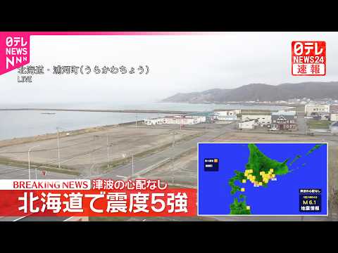 【北海道十勝地方で震度5強】長周期地震動・階級1を観測 サムネイル