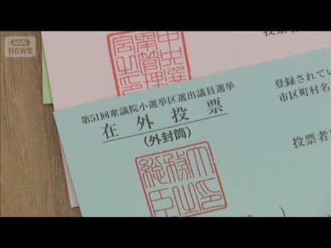 衆院選の在外投票　世界233カ所で始まる 投票率の低さが課題(2026年1月28日) サムネイル