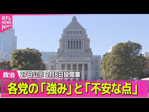 【政治】衆院選16日間の“超”短期決戦へ 各党トップらの訴えは？“戸惑い”見える演説も ――政治ニュースまとめ （日テ… サムネイル