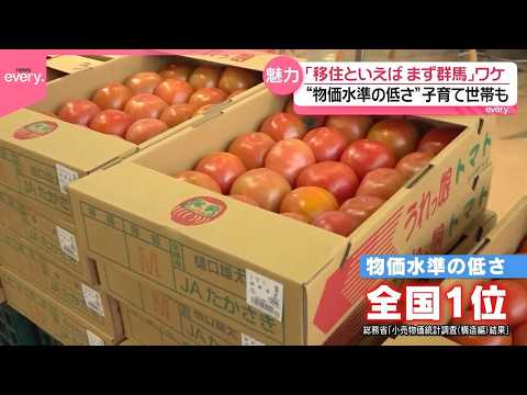 【物価水準の低さ】“生活費”が半分に？「移住といえば、まず群馬」のワケ　“全国1位”も魅力 サムネイル