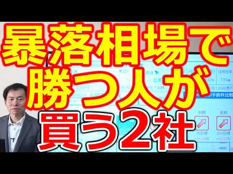 【暴落相場の勝者はこの2社！】長期投資家が今見るべき2銘柄 サムネイル