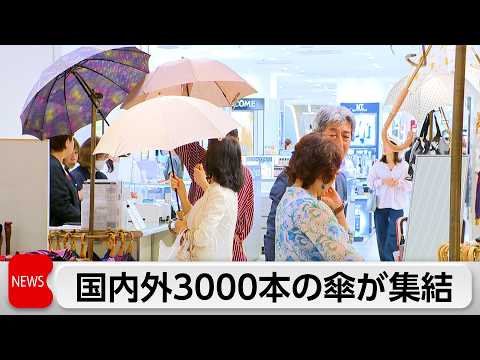 日傘は「持ち歩くシェルター」へ　22万円の傘やフランス老舗の傘など　松屋銀座「GINZAの百傘会」 サムネイル