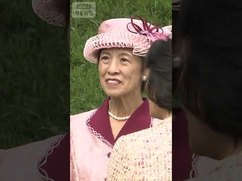 【久子さま】春の園遊会　鮮やかな桃色の装い 首元にはパール輝く　引退表明の「りくりゅう」ペア、野沢雅子さんらと笑顔でご… サムネイル