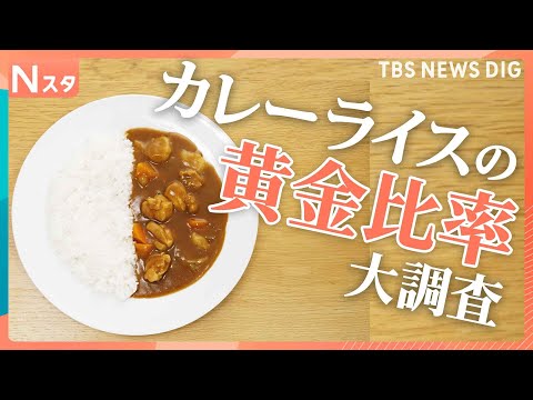 ごはんとルーの美味しいバランスとは？カレーライスの“黄金比率”を調査！【それスタ】｜TBS NEWS DIG サムネイル