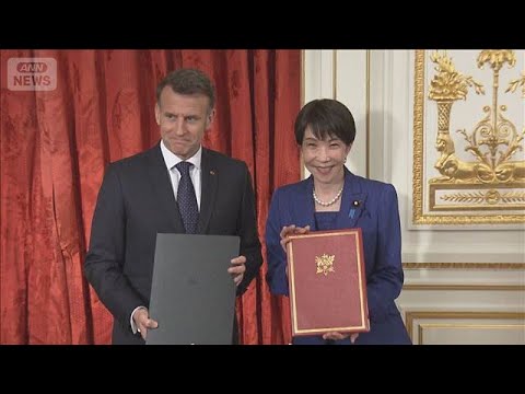 日仏首脳会談　イラン情勢の沈静化へ意思疎通で一致(2026年4月2日)