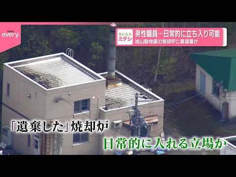 【旭山動物園】男性職員、日常的に立ち入り可能  焼却炉に妻遺棄か サムネイル