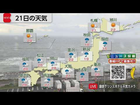 5月21日の天気 サムネイル