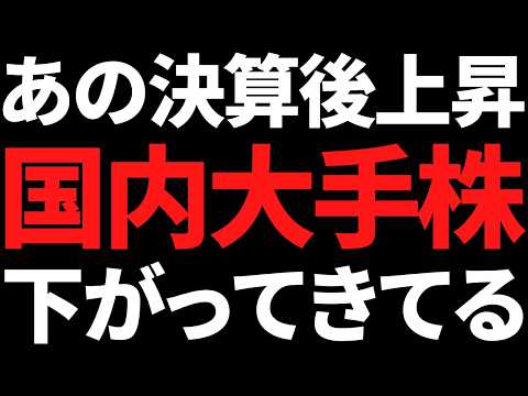 あの独自路線で利益を伸ばし、今期も２桁増益決算で買われた大手株が下落 サムネイル