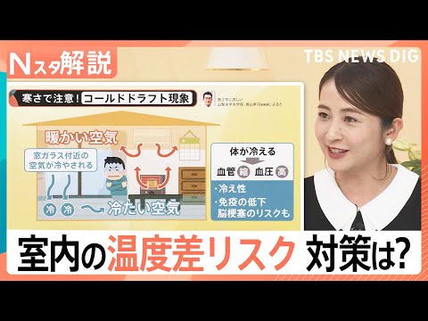 冬の室温は「18℃以上」を推奨　室内の温度差は「5℃以内」に　室内の温度差対策【Nスタ解説】｜TBS NEWS DIG サムネイル
