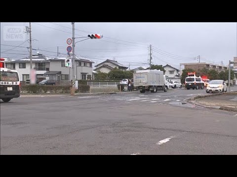 小学生トラックに巻き込まれ死亡　“ひき逃げ”捜査で50代男逮捕(2026年1月24日) サムネイル