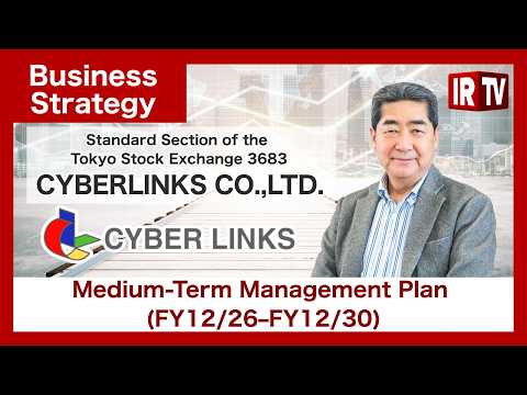 【IRTV 3683】CYBERLINKS CO.,LTD./Mid-Term Plan: ¥22.1B sales… サムネイル