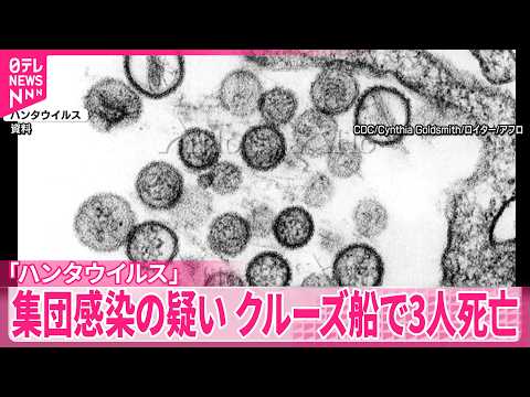 【ハンタウイルス】大西洋を航行中のクルーズ船で集団感染の疑い  3人死亡 サムネイル