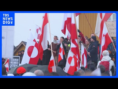 グリーンランドで大規模デモ 「売り物ではない」 トランプ氏の“領有”意欲に住民ら反発｜TBS NEWS DIG サムネイル