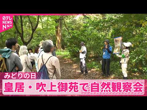 【みどりの日】約8000種の動植物が生息  皇居･吹上御苑で自然観察会 サムネイル