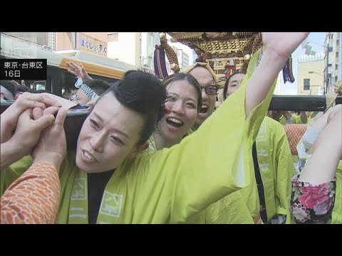 100基の神輿が町に繰り出す！　東京・浅草の初夏の風物詩「三社祭」2日目(2026年5月16日) サムネイル