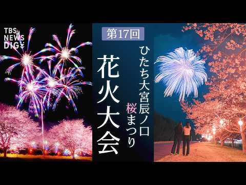 【ライブ】桜×花火　春の夜空を彩る大輪の華　第17回ひたち大宮辰ノ口 桜まつり 花火大会（2026年4月4日）｜TBS…