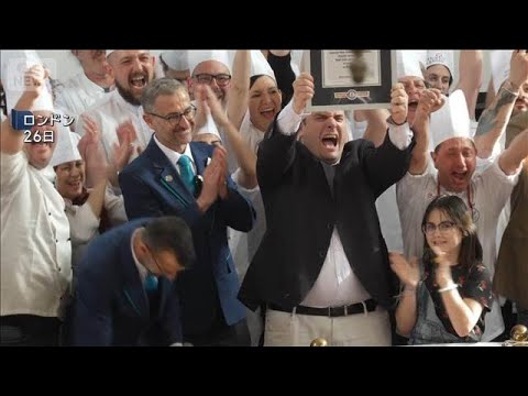 400m超！ 世界一長いティラミス　ビスケット13万枚…ロンドンでギネス記録に挑戦(2026年4月27日) サムネイル