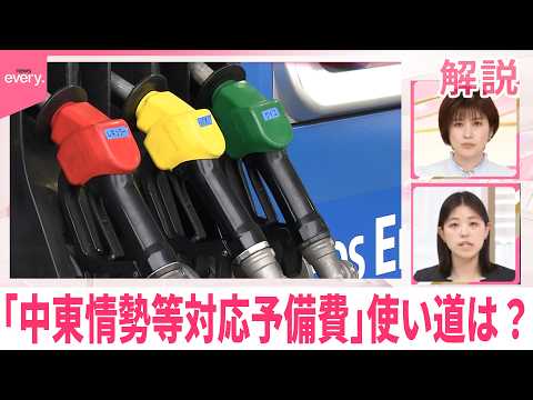【解説】2.5兆円の「中東情勢等対応予備費」補正予算案が今週にも成立へ  ガソリン補助金の財源に サムネイル