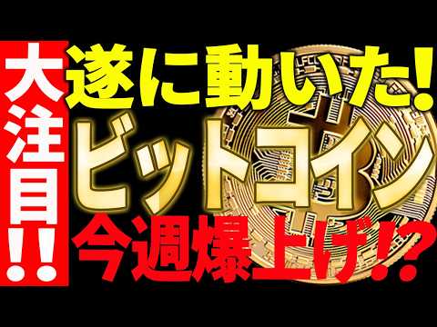 🚀ビットコインが遂に動いた🚀今週爆上げなのか⁉大注目です！【仮想通貨】 サムネイル