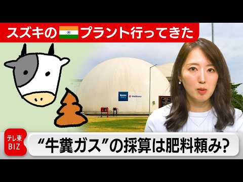 【インドでスズキのプラント行ってきた】“牛糞ガス”の採算は肥料頼み？