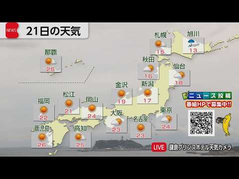 4月21日の天気 サムネイル