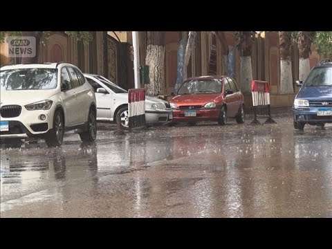 「新鮮な経験だ」エジプトで雹観測　大気の状態非常に不安定に…学校なども休校(2026年3月26日)