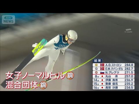 スキージャンプ 丸山希 ラージヒルは8位入賞　今大会2個のメダル獲得(2026年2月16日) サムネイル