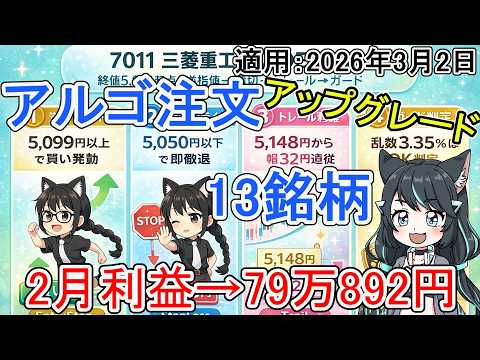 朝起きたら利益確定みたいな運用　投資系VTuber サムネイル