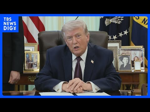 トランプ大統領「イランの大統領が停戦求めてきた」「ホルムズ海峡の開放が確認されれば停戦検討」｜TBS NEWS DIG