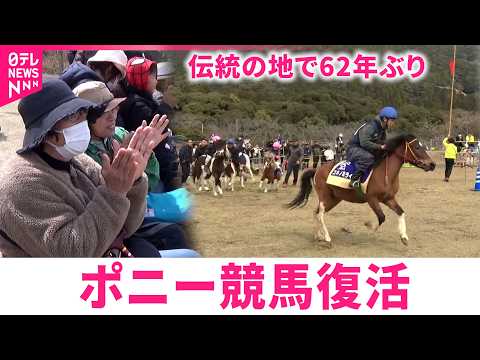 【復活】ハプニング続出！笑顔溢れる"ポニー競馬"開催　鹿児島　NNNセレクション