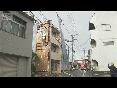 鳥取市で強風被害 看板が飛んだり壁がはがれる　4月の観測史上最高の35.8mを観測(2026年4月4日)