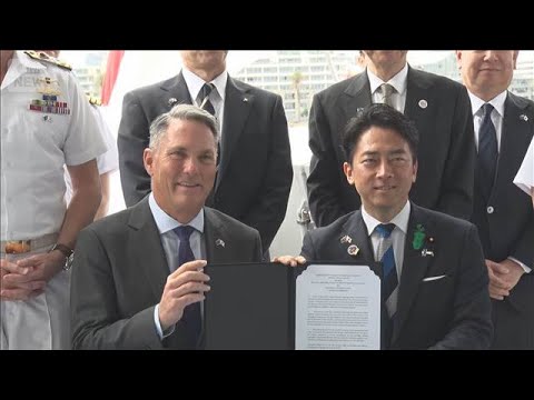 小泉大臣　防衛装備品輸出「さらに推進したい」　日豪防衛相共同会見(2026年4月18日) サムネイル