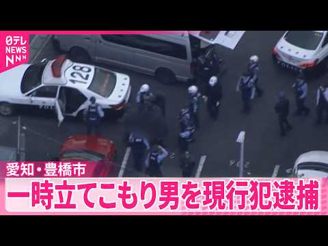 【アパートに一時立てこもり】ブラジル国籍の男を現行犯逮捕  愛知・豊橋市 サムネイル
