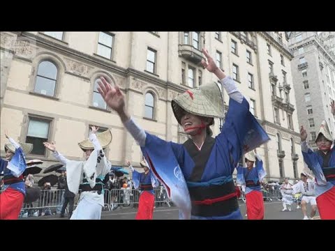NYで「ジャパンパレード」5万人来場　NYタイムズ紙「行くべき旅行先」長崎もアピール(2026年5月10日) サムネイル